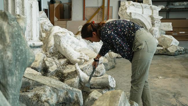 © ORF/Clever Contents Filmproduktion „Antikes“ Bühnenbild für Kallirhoe-Produktion an der Wiener Staatsoper