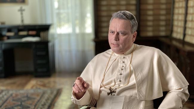 © ORF/Metafilm "kreuz und quer: Die Kirche bin ich - Wie der Papst unfehlbar wurde": Papst Pius IX. (Otto Jankovich) erzählt von seiner Zeit als Papst.
