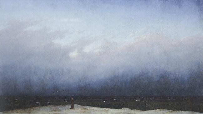 Der Mönch am Meer, Gemälde von Caspar David Friedrich