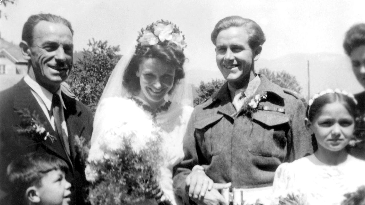 "Menschen & Mächte: Die Alliierten in Österreich (3) - Very British": Der britische Besatzungssoldat Peter Matthews am Tag der Hochzeit mit einer Kärntnerin