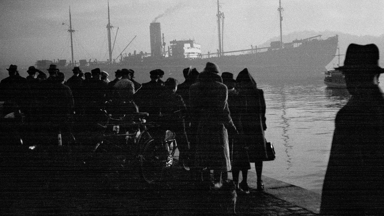 "Ruth Maier - die Anne Frank von Österreich": Aufnahme der Donau, des Schiffs, auf dem Ruth Maier aus Norwegen deportiert wurde.