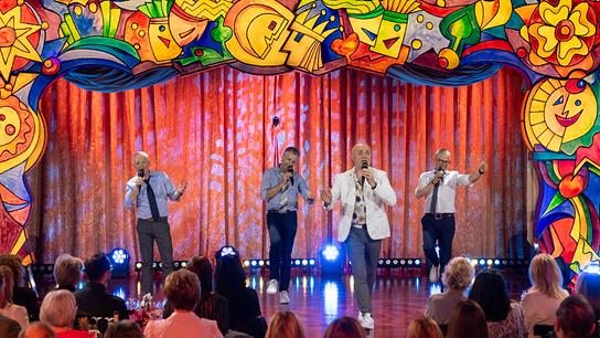 "Narrisch guater Sommer": Die Vierkanter „Burnout“ Martin Pfeiffer, Leo Röcklinger, Alois Röcklinger, Stefan Rußmayr