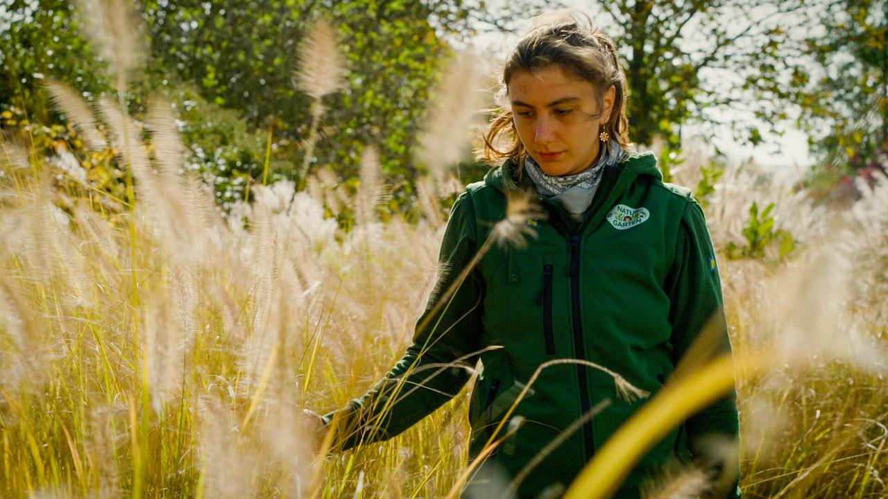 Die Gärtnerinnen auf der Garten Tulln präsentieren den Streichelgarten