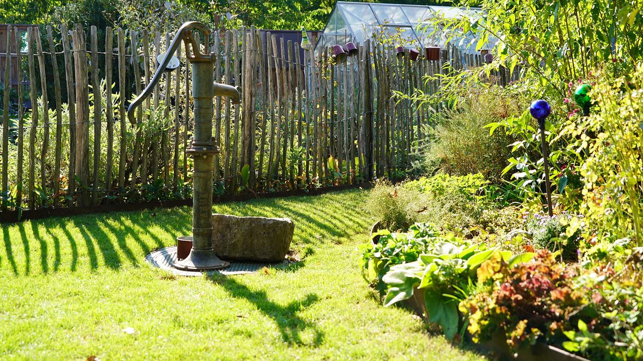 Aus einem Spielgarten für die Kinder ist im Laufe der Jahrzehnte ein üppiger Bauerngarten geworden. Elisabeth Wegert und ihre Familie haben diese grüne Oase in der Nähe von Mistelbach mit viel Liebe zum Detail gestaltet