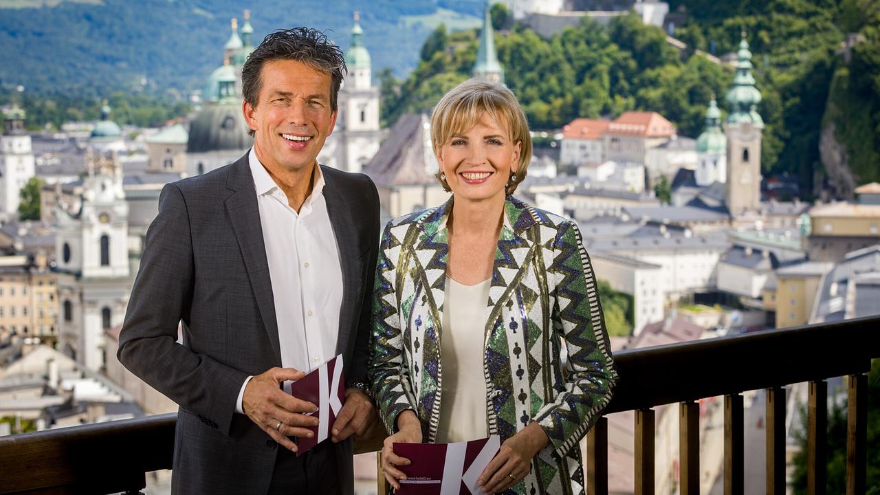 © ORF/Landesstudio Salzburg/Wildbild "JedermannJedefrau - Das Salzburger Festspielmagazin 2023": Martin Ferdiny, Romy Seidl