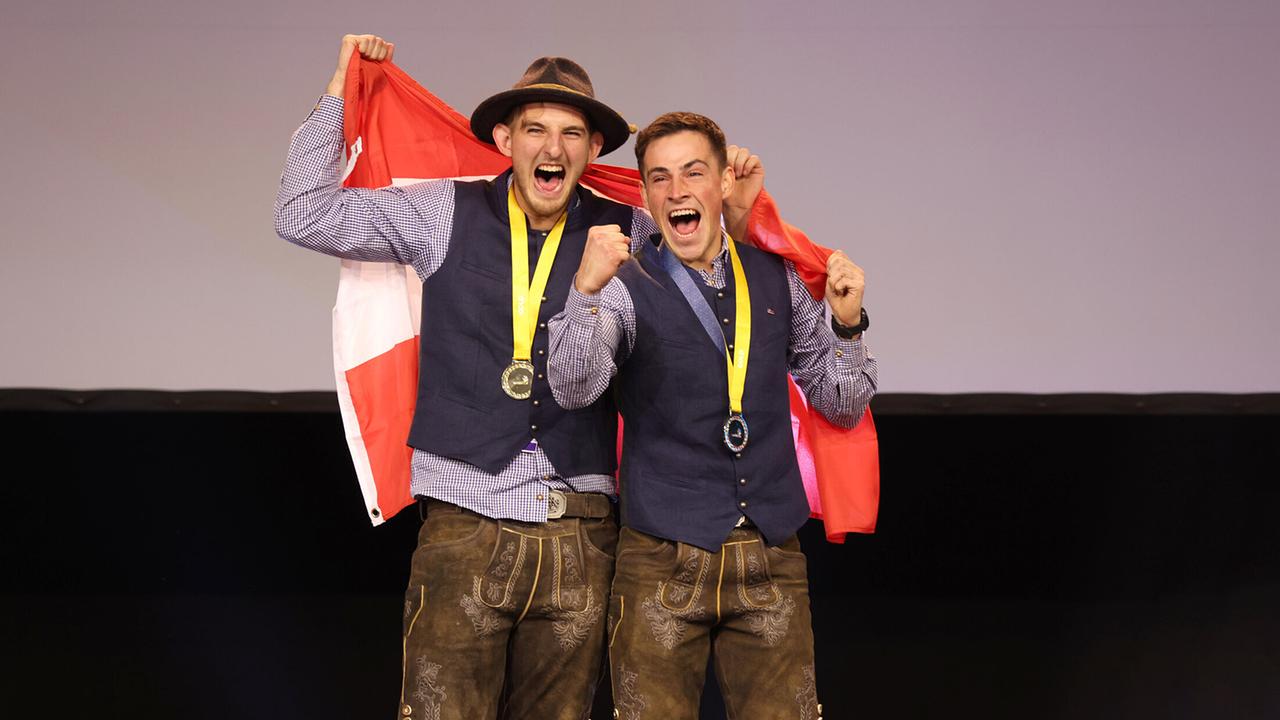 "In 39 Berufen um die Welt - Österreich bei den WorldSkills 2022": Gold für Jonas Schulner & Oliver Waily , Betonbau (NÖ)