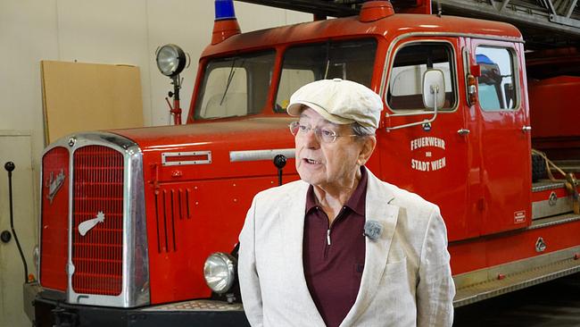 Erwin Steinhauer im Feuerwehrmuseum Wien