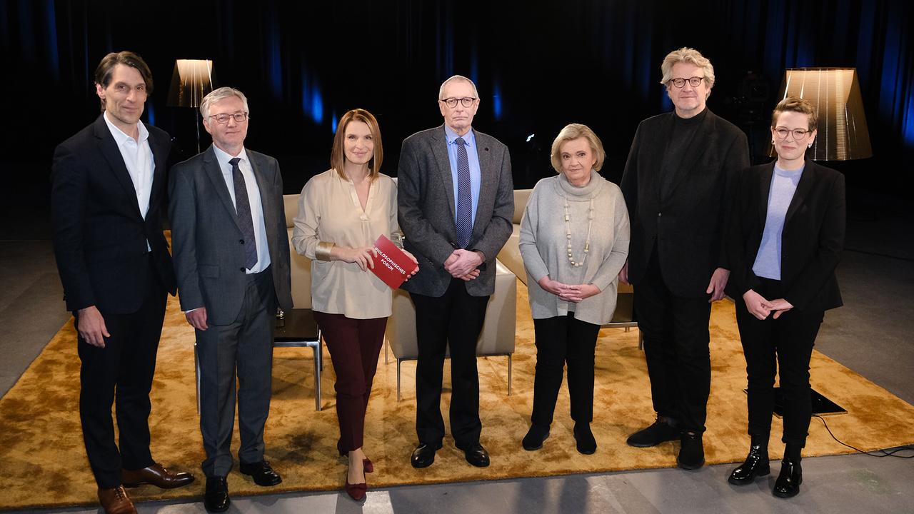 Philosophisches Forum: Philipp Hübl, Hans Schelkshorn, Barbara Stöckl, Konrad Paul Liessmann, Regina Polak, Philipp Blom, Katharina Limacher