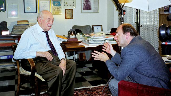 Recht nicht Rache. Der Zeitzeuge Simon Wiesenthal: Simon Wiesenthal (1908-2005), Andreas Novak, Archivbild 2000