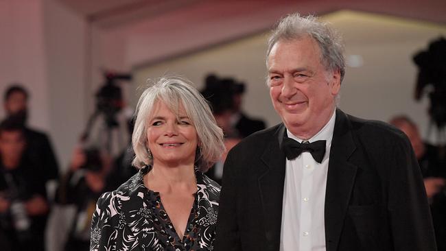 Stephen Frears and his wife Anne Rothenstein attend the premiere of the movie "Victoria and Abdul" presented out of competition at the 74th Venice Film Festival on September 3, 2017 at Venice Lido. 