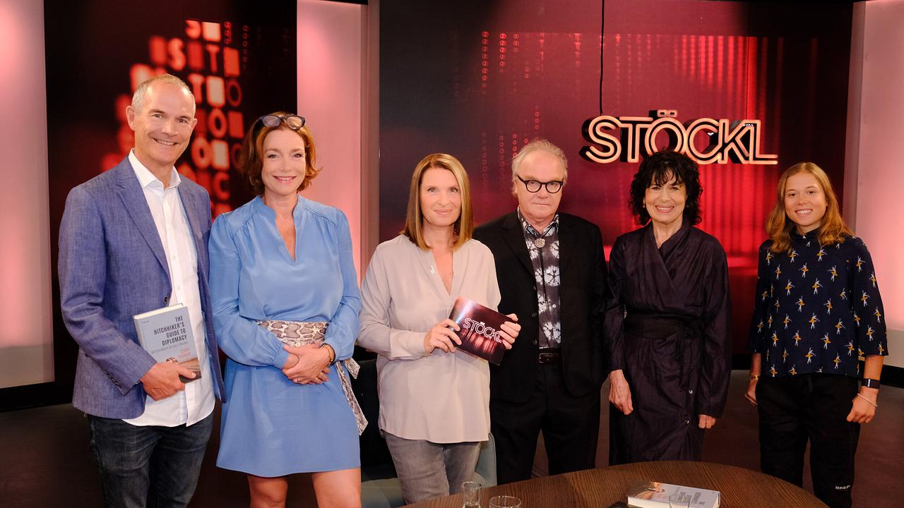 © ORF/Günther Pichlkostner Leigh Turner, Aglaia Szyszkowitz, Barbara Stöckl, Michael Köhlmeier, Monika Helfer und Mona Mitterwallner