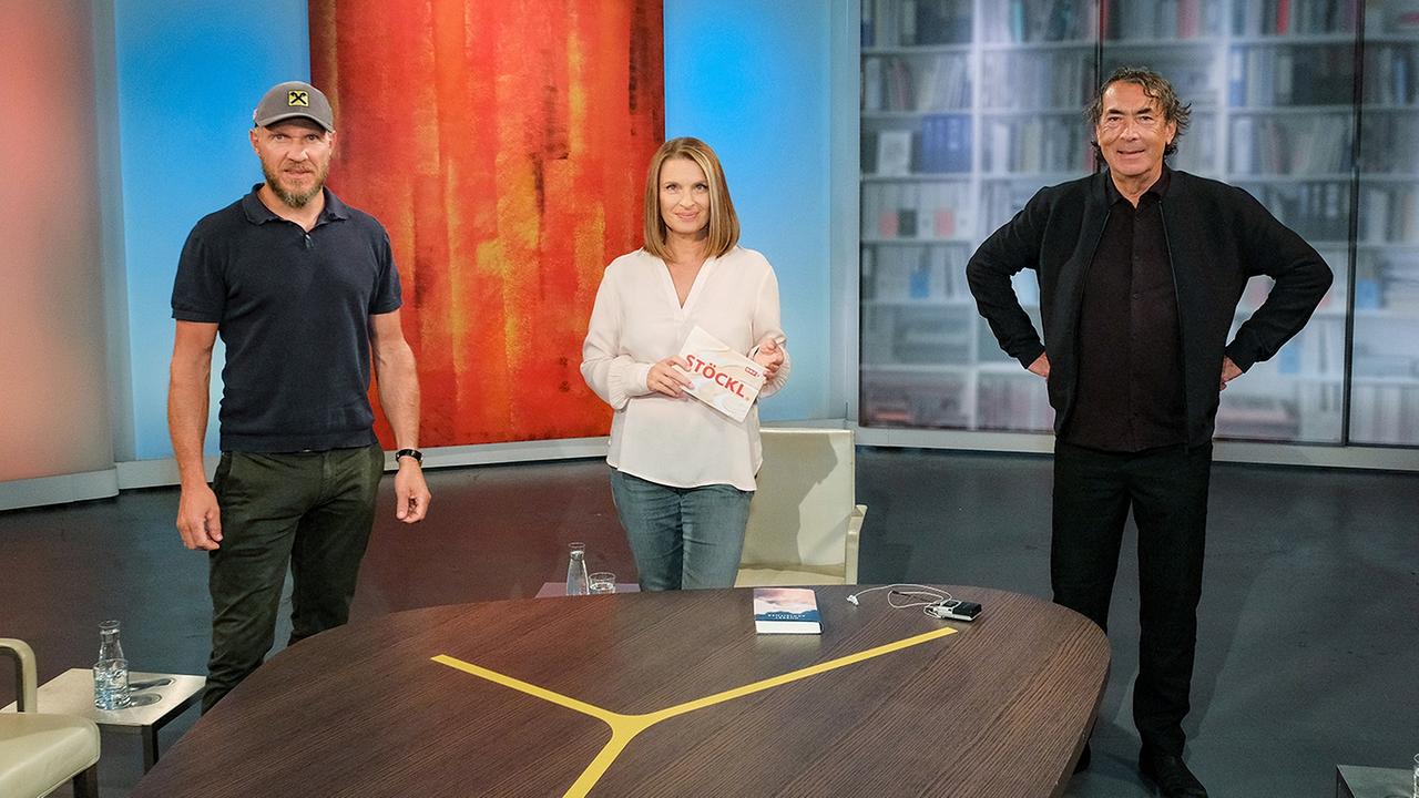 © ORF/Günther Pichlkostner Hermann Maier, Barbara Stöckl und Hubert von Goisern