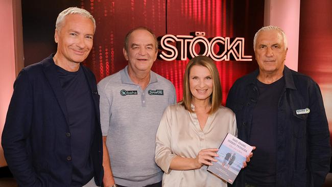 Rainer Pariasek, Herbert Prohaska, Barbara Stöckl und Hans Krankl