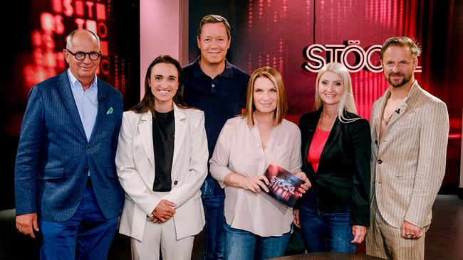 STÖCKL: Rudolf Likar, Lara Vadlau, Alex Kristan,  Barbara Stöckl, Astrid Wirtenberger, Philipp Hochmair