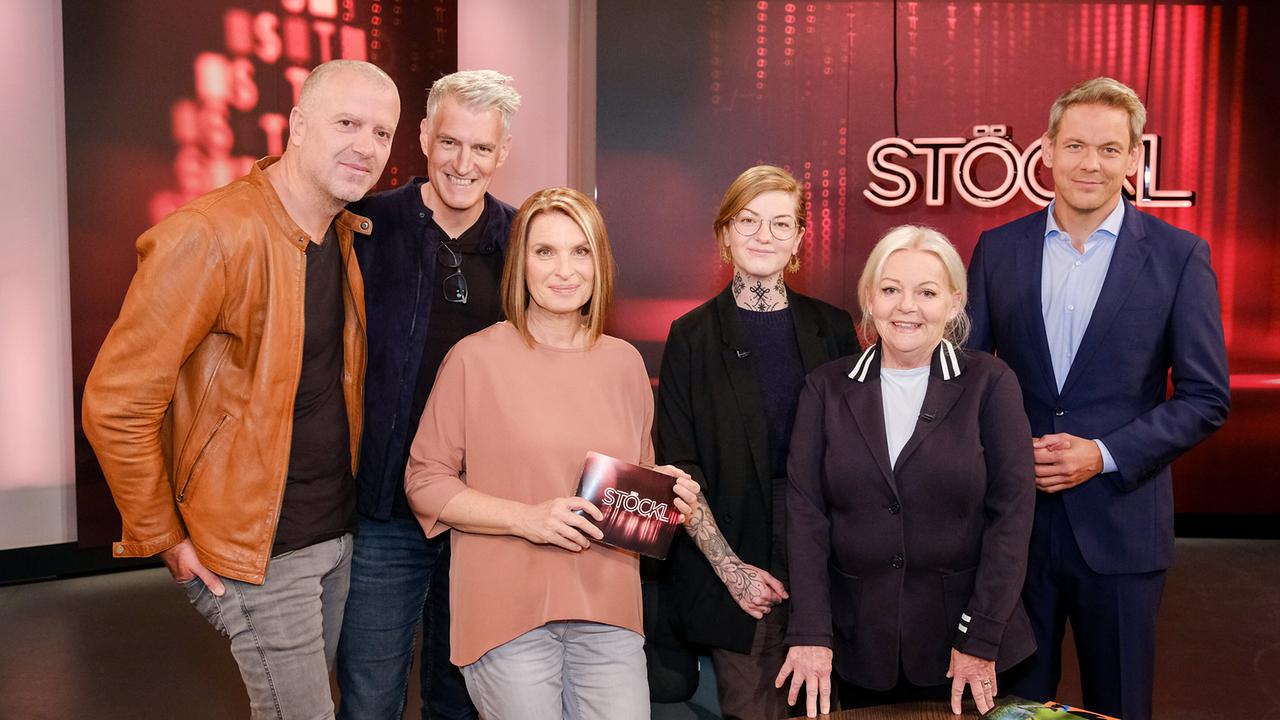 © ORF/Günther Pichlkostner STÖCKL: Bernhard Aichner, Thomas Raab, Barbara Stöckl, Lisa M., Brigitte Kren, Martin Thür