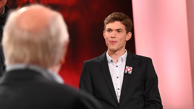 © © ORF/Thomas Jantzen Orientierungsläufer Jannis Bonek im Talk "Stöckl"