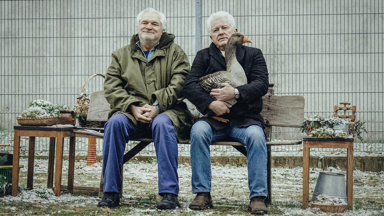 "Tatort - Das Wunderkind": Der stumme Gefangene Andro Zoric (Emilio de Marchi, li.) und Kriminalhauptkommissar Ivo Batic (Miroslav Nemec, re.) verstehen sich auch ohne Worte.