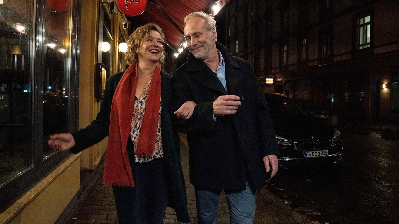 "Tatort: Es grünt so grün, wenn Frankfurts Berge blüh’n": Margarita Broich (Anna Janneke), Wolfram Koch (Paul Brix)