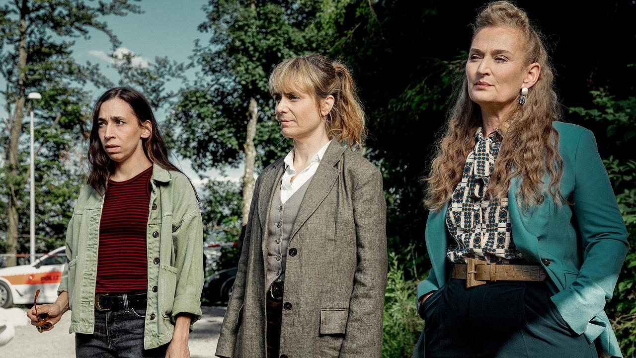 "Tatort: Rapunzel": Carol Schuler (Tessa Ott), Anna Pieri Zuercher (Isabelle Grandjean), Rachel Braunschweig (Anita Wegenast)
