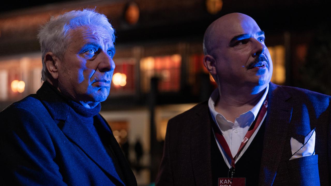 "Tatort: Zugzwang": Udo Wachtveitl (Franz Leitmayr), Robert Joseph Bartl (Dr. Matthias Steinbrecher)