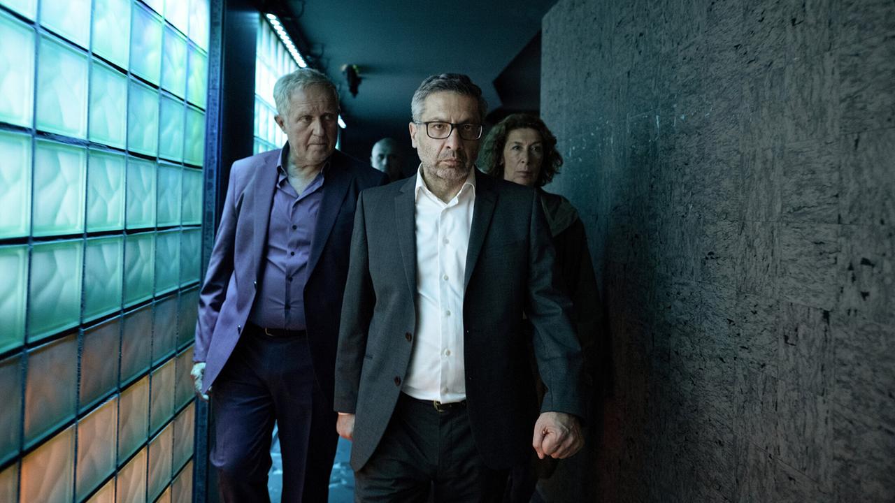 "Tatort - Azra": Harald Krassnitzer (Moritz Eisner), Lasha Bakradze (Beka Datviani), Adele Neuhauser (Bibi Fellner)