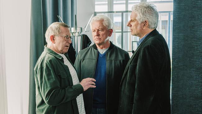 "Tatort: Flash": André Jung (Professor Vonderheiden), Miroslav Nemec (Ivo Batic), Udo Wachtveitl (Franz Leitmayr)