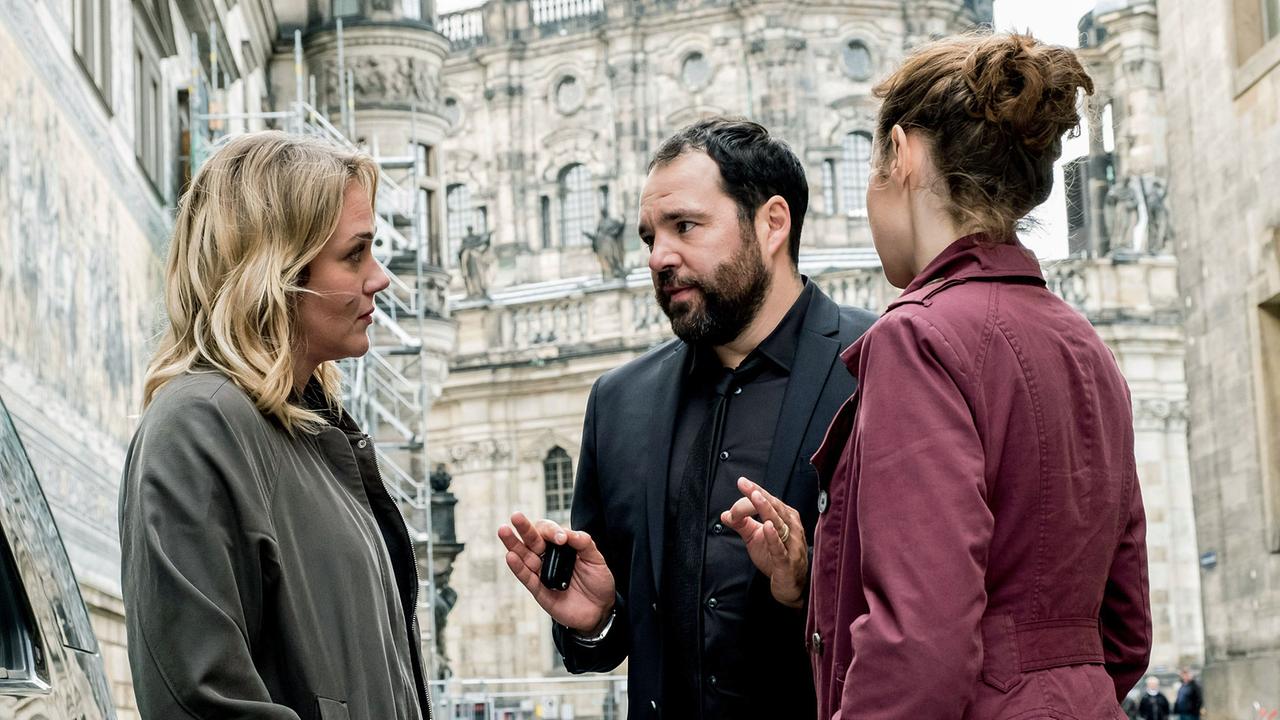 "Tatort: Level X": Alwara Höfels (Henni Sieland), Daniel Wagner (Magnus Cord), Karin Hanczewski (Karin Gorniak)