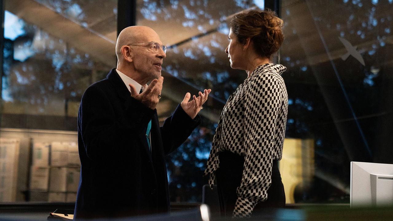 "Tatort: Murot und das Paradies": Dr. Wimmer (Martin Wuttke) und Magda Wächter (Barbara Philipp)