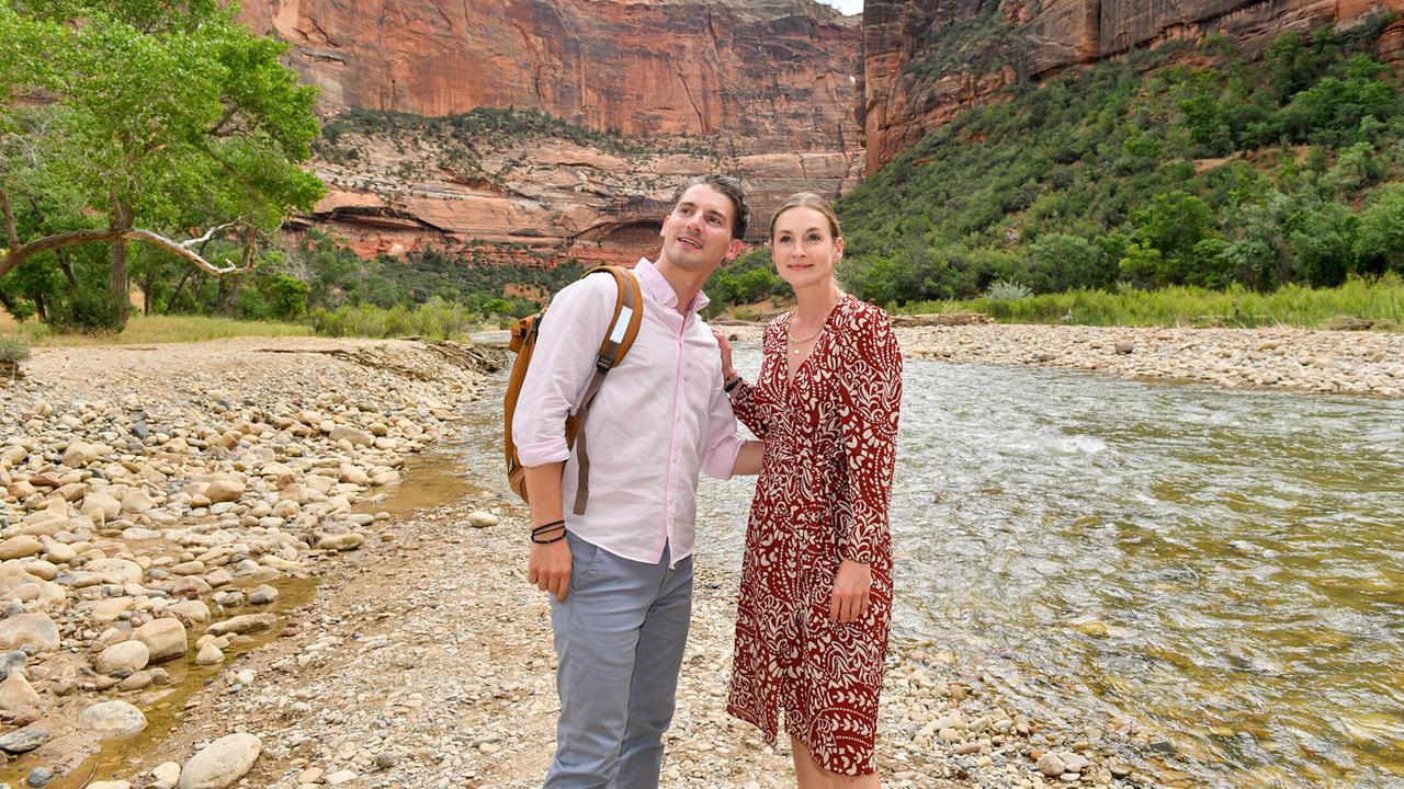 "Das Traumschiff: Utah": Die Reise soll die Ehe von Annika (Teresa Klamert) und Markus Becker (Martin Bruchmann) retten.