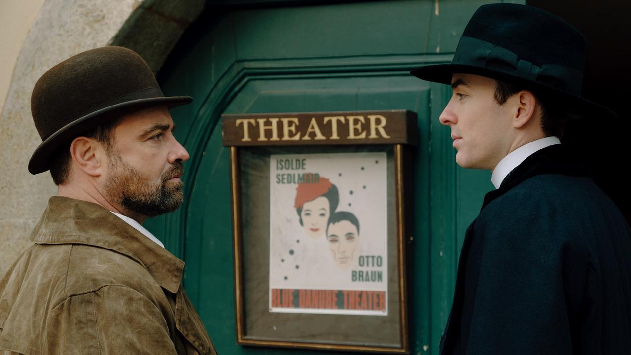 "Vienna Blood - Die letzte Séance": Juergen Maurer (Oskar Reinhardt), Matthew Beard (Max Liebermann)