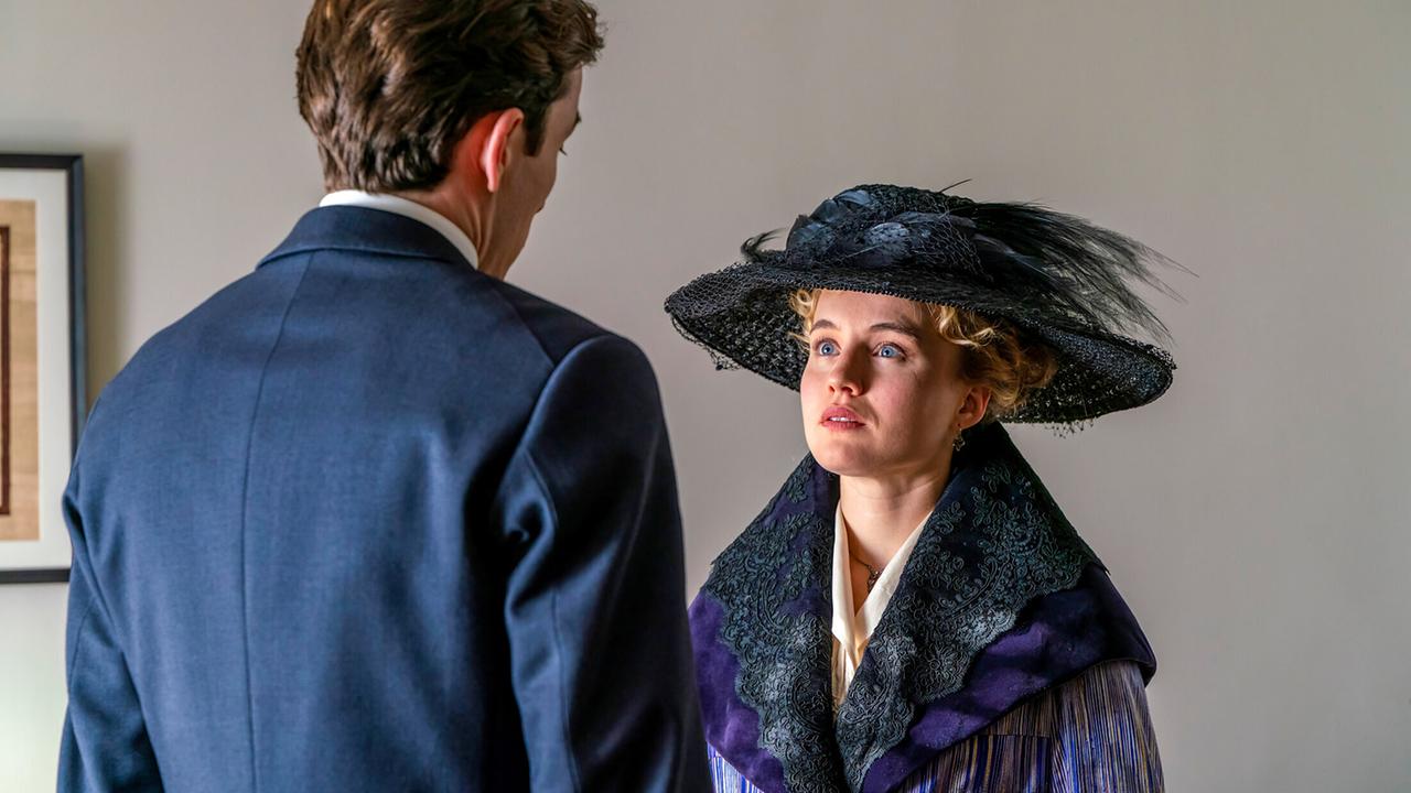 "Vienna Blood - Rendez-vous mit dem Tod": Matthew Beard (Max Liebermann), Luise von Finkh (Clara Weiss)