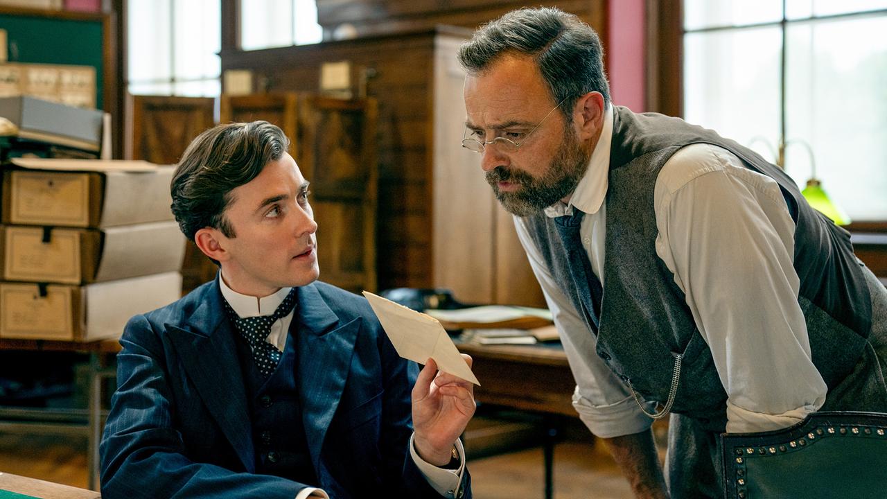 "Vienna Blood - Mephisto Teil 1": Matthew Beard (Max Liebermann), Juergen Maurer (Oskar Rheinhardt)