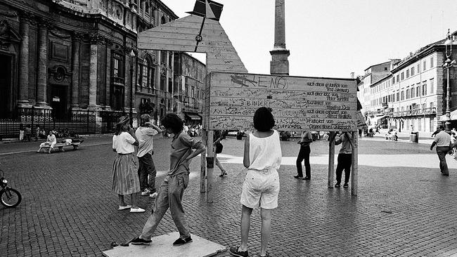 Das hölzerne Pferd in Rom