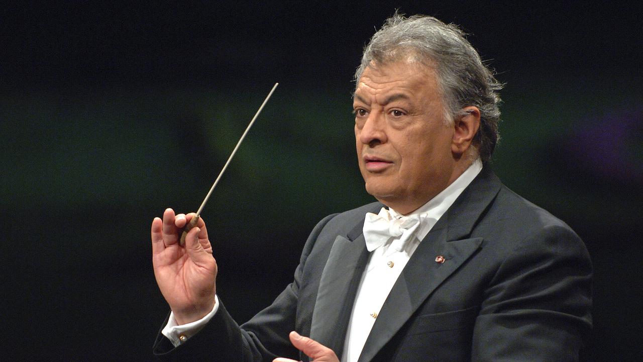 Zubin Mehta dirigierend