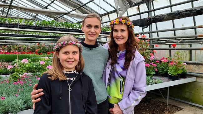 Maggie Entenfellner mit Johanna und ihrer Tochter Adriana