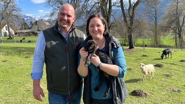 Sabine und Michael Jäger, Bauernhof und Slow Food Gründungsbetrieb für das Krainer Steinschaf