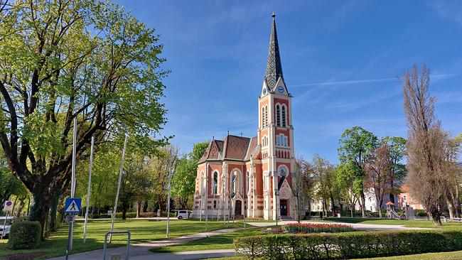 Evangelische Kirche im Stadtpark von Villach