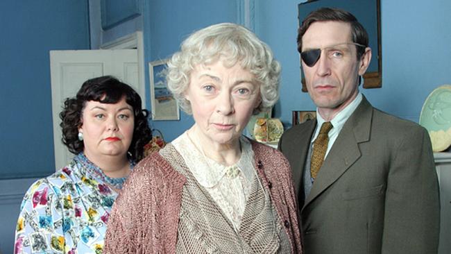 (v.li.): Dawn French (Janet Erskine), Geraldine McEwan (Miss Jane Marple), Paul McGann (Dickie Erskine).