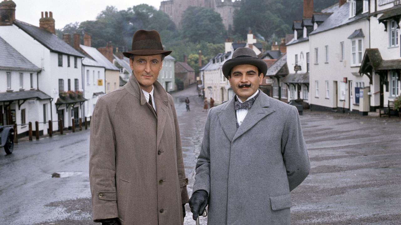 Hugh Fraser (Captain Haistings), David Suchet (Hercules Poirot)