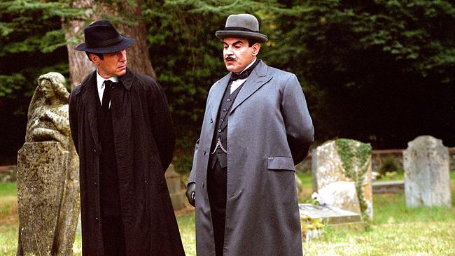 Agatha Christie’s Poirot: Paul McGann (Dr. Peter Lord), David Suchet (Hercules Poirot)