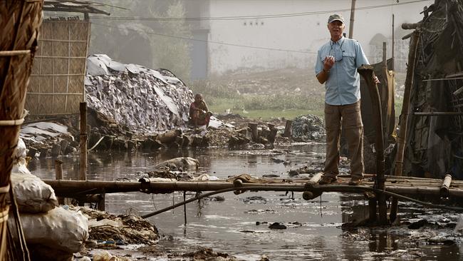 Mark Angelo, Aktivist von „International Rivers“, hat sein Leben dem Kampf gegen die systematische Verschmutzung der Flüsse durch die Textilindustrie verschrieben.