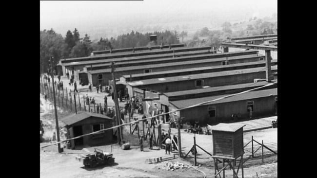 Konzentrationslager Gusen kurz nach der Befreiung