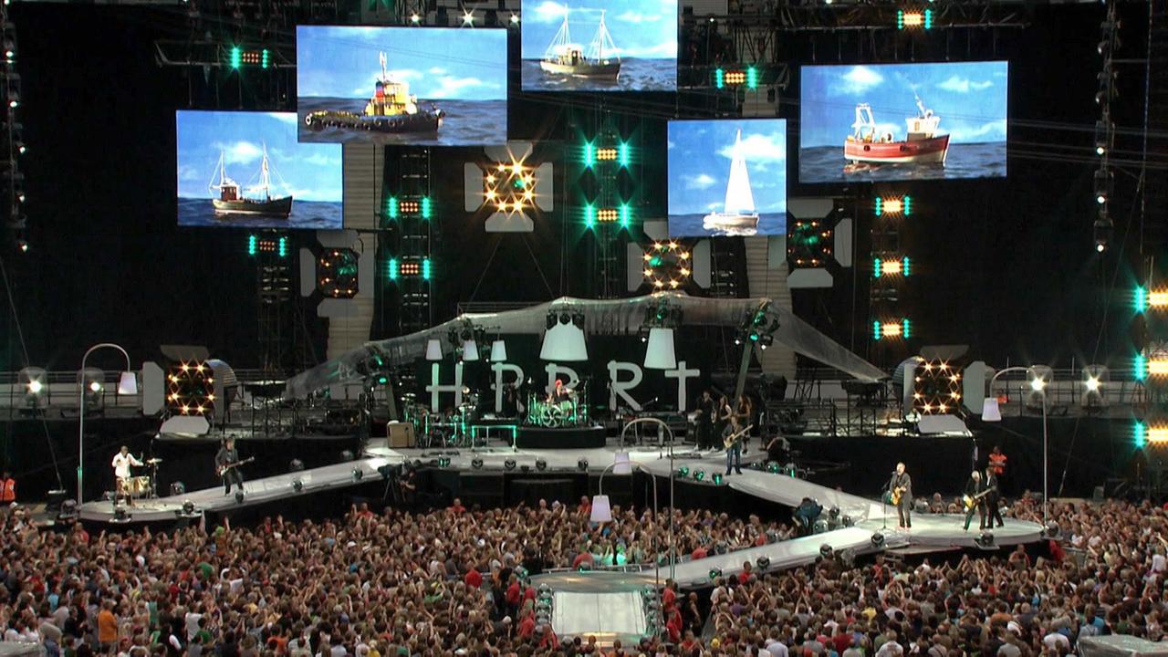 © ORF/Büro Grönemeyer Herbert Grönemeyer-Konzertbühne "Schiffsverkehr" in der Red Bull Arena Leipzig