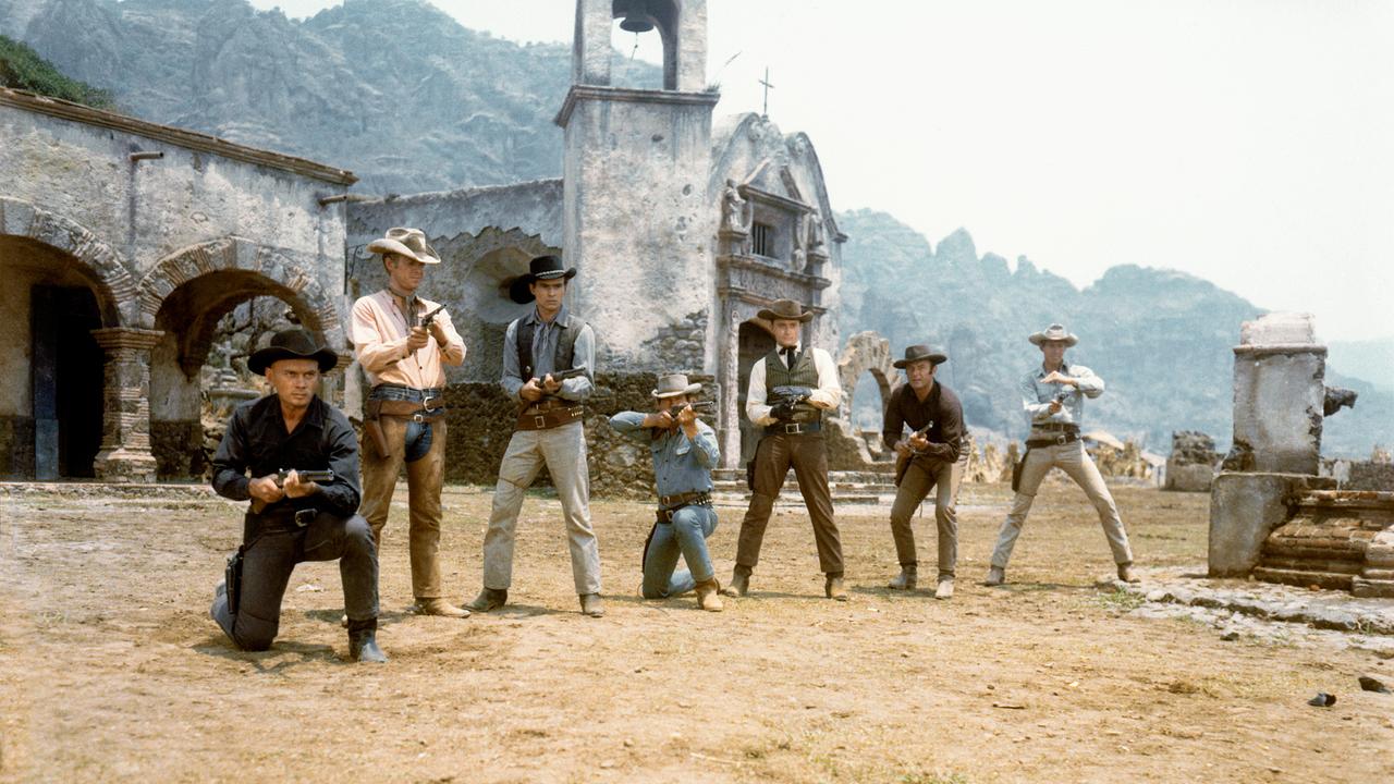 © ORF/MGM Yul Brynner (Chris), Steve McQueen (Vin), Horst Buchholz (Chico), Charles Bronson (O'Reilly), Robert Vaughn (Lee), Brad Dexter (Harry), James Coburn (Britt)