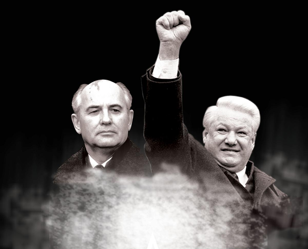 Michail Gorbatschow, Boris Jelzin