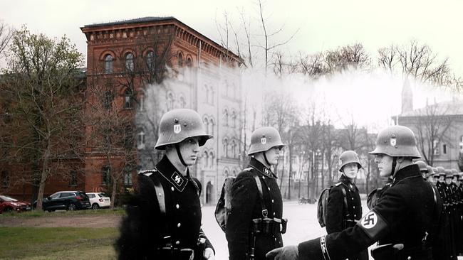 In der Hauptkadettenanstalt Berlin-Lichterfelde ist seit 1933 die Leibstandarte Adolf Hitler untergebracht.
