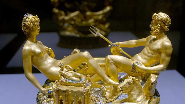 Saliera - die Goldschmiedearbeit von Benvenuto Cellini im 16. Jahrhundert.