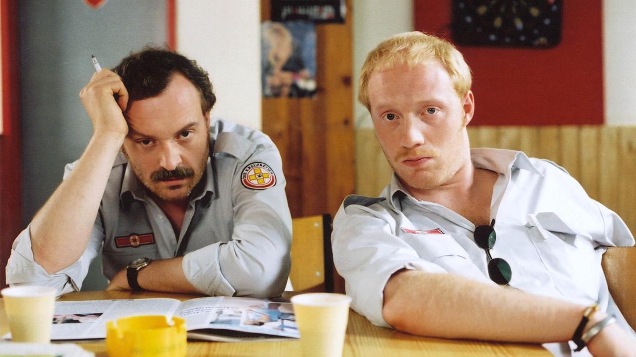 © ORF Dor-Film Petro Domenigg Josef Hader und Simon Schwarz in „Komm süßer Tod“
