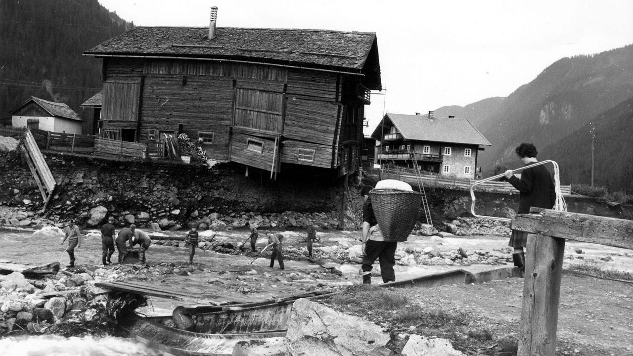 1965 - Bruggen-Brückenbereich und Holzer Futterhaus