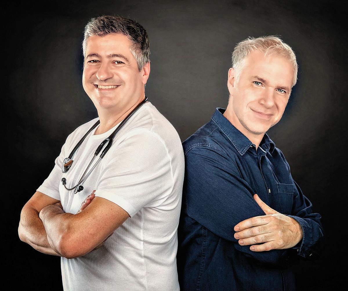© ORF/Don't Panic/Markus Hechenberger Peter & Tekal - Ronny Tekal und sein Patient Norbert Peter.